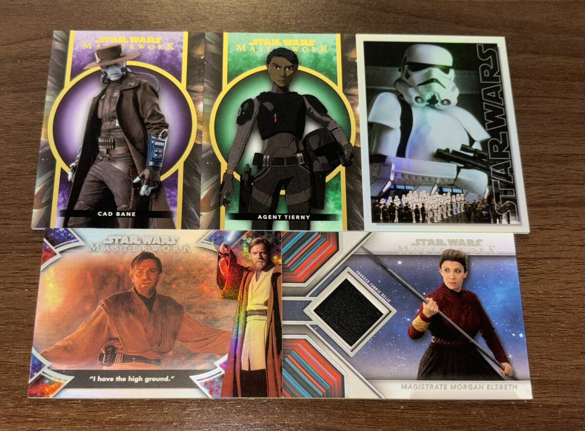 Topps STAR WARS MASTER WORK スターウォーズ マスターワーク まとめセット 衣装レリック、シリアル入りなどの画像2