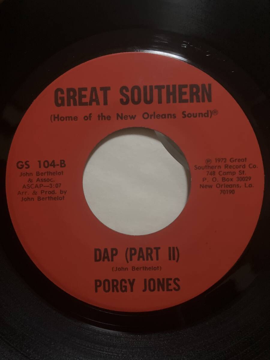 soul funk 45 Porgy Jones Dapの画像2
