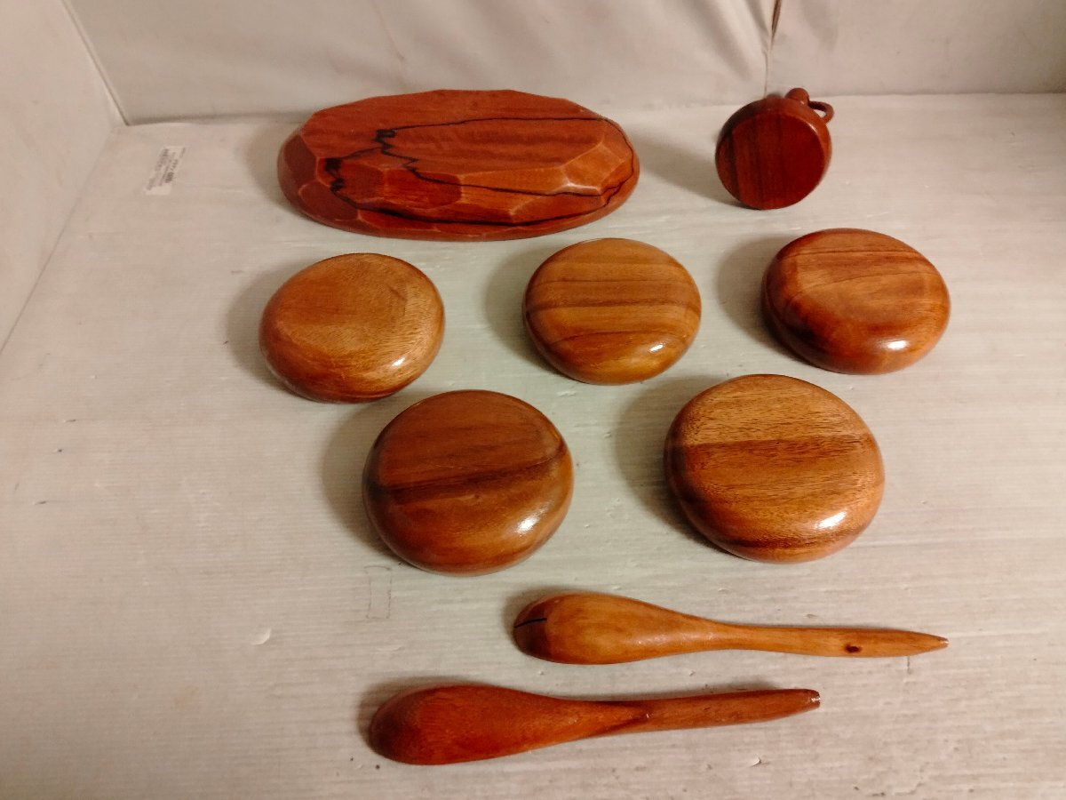 木製のサラダボールセット　Family Wood_画像2