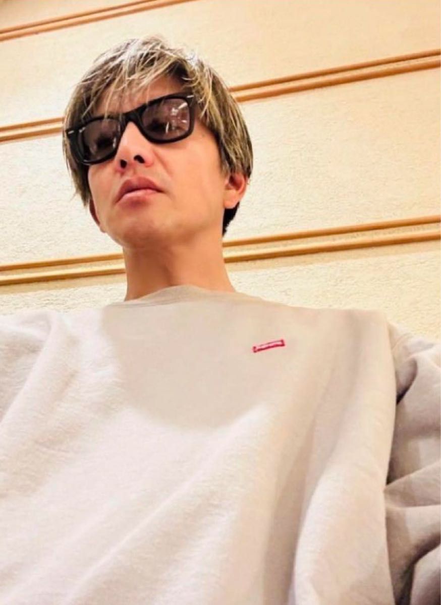 supreme small box crewneck キムタク 木村拓哉 グレー|Yahoo supreme small box crewneck キムタク 木村拓哉 グレー|Yahoo