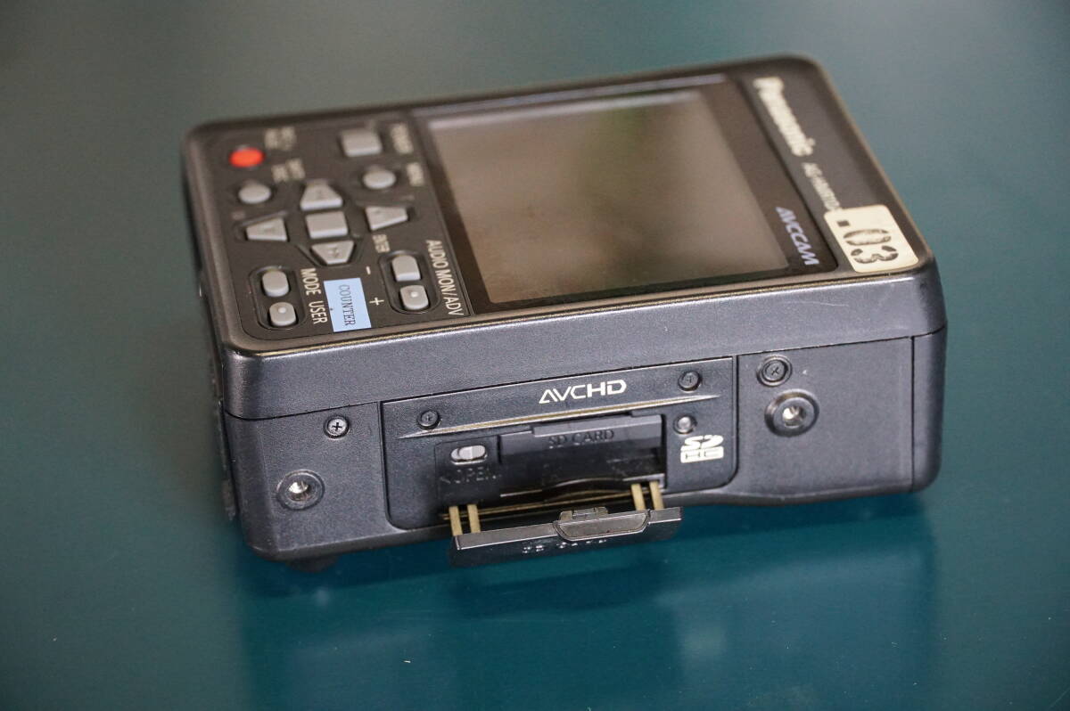 Panasonic パナソニック AG-HMR10A メモリーカードポータブルレコーダー ジャンク！の画像4