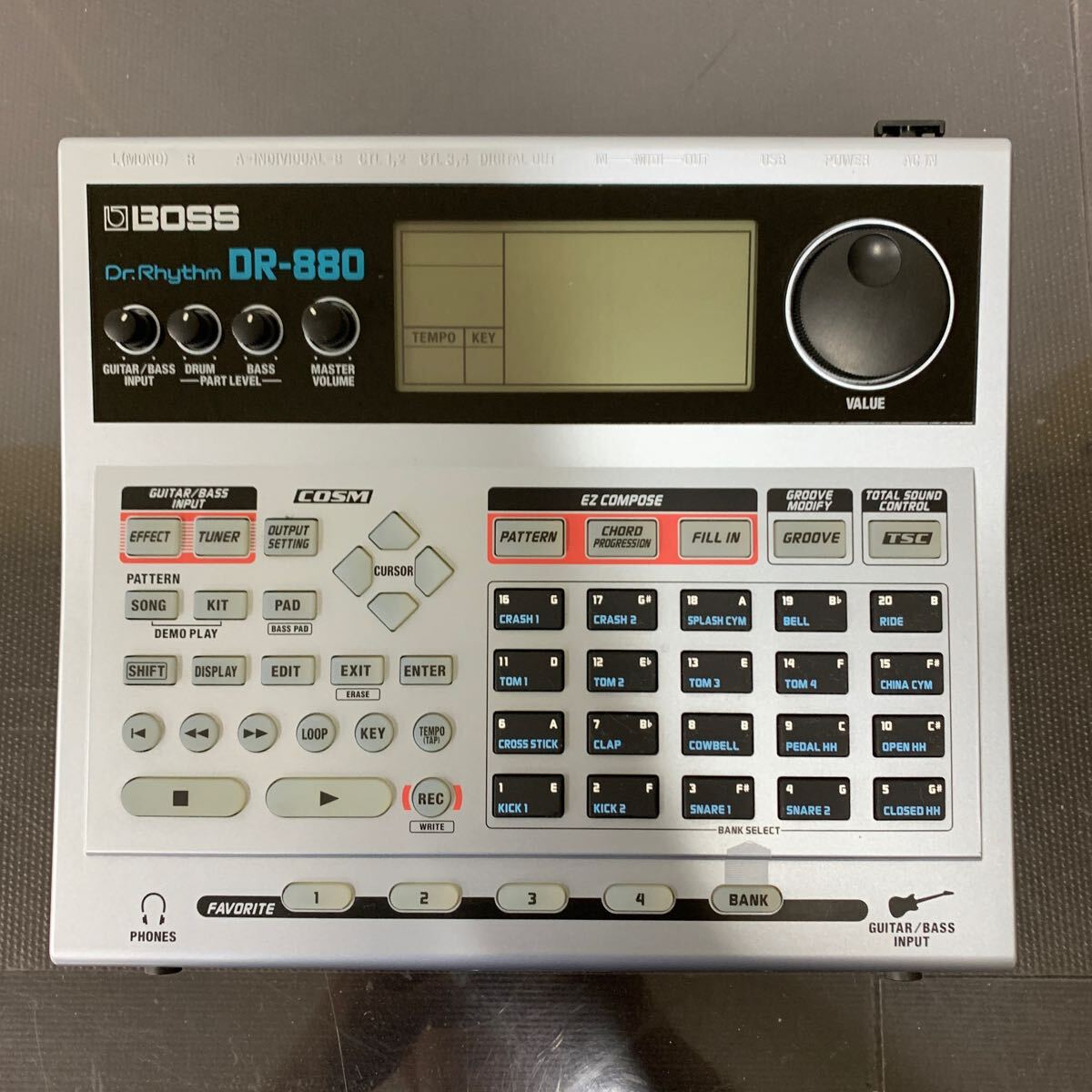 ML010. pattern number :DR-880.0419.BOSS. sound equipment.Dr Rhythm. rhythm machine. Junk 