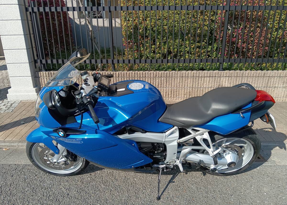 BMW K1200S vehicle inspection "shaken" 2 year attaching. selling out.