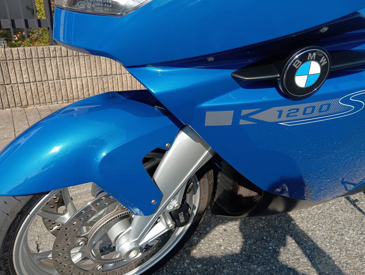 BMW K1200S vehicle inspection "shaken" 2 year attaching. selling out.