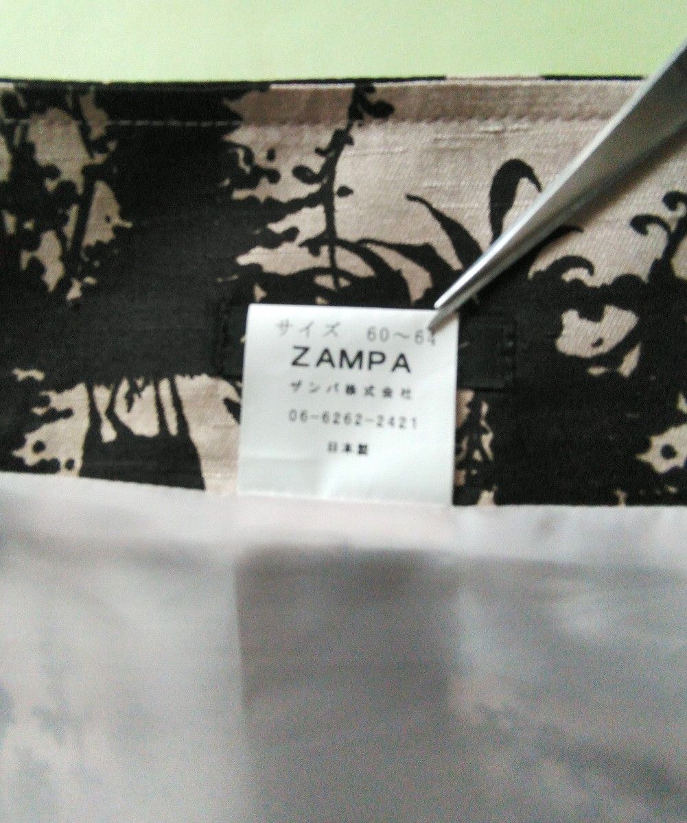 ZAMPA　ザンパ　トワルドジュイ　 膝上　ミニスカート　Mサイズ　日本製 総柄 黒 ミニ