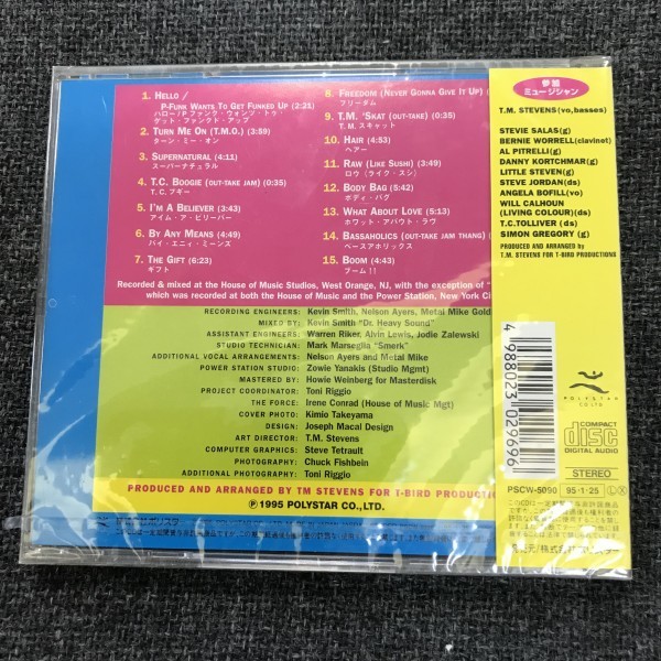 新品未開封CD☆T.M.スティーブンス・アウト・オブ・コントロール ブーム!!.,（1995/01/25）/＜PSCW5090＞：_画像2