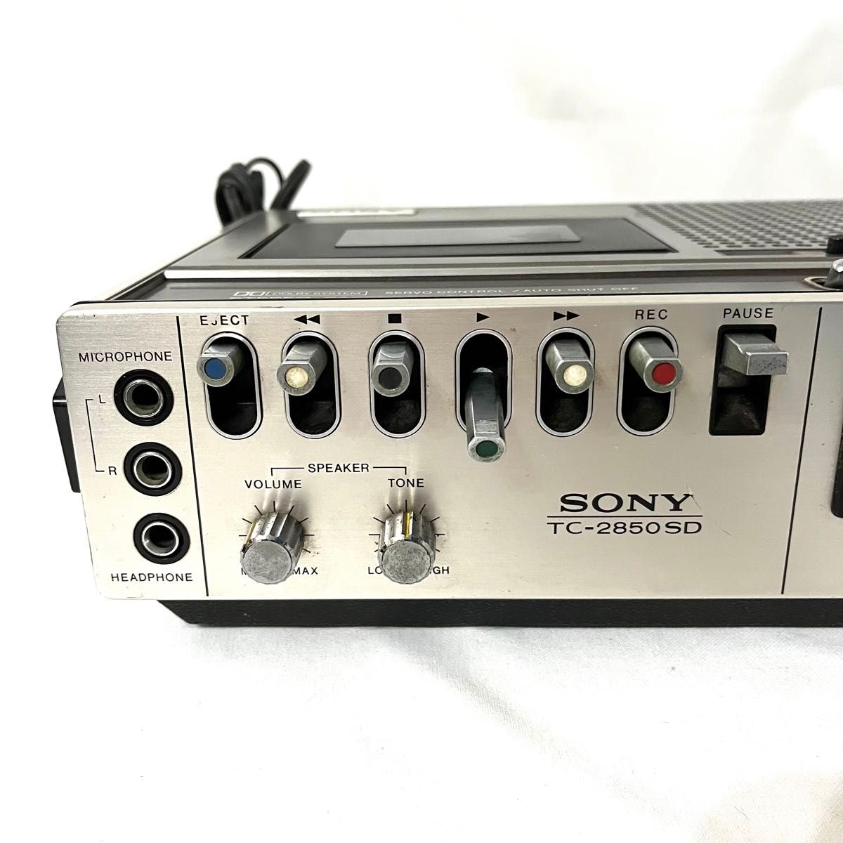 SONY カセットデンスケ TC-2850SD ソニーカセットコーダー SONY カセットデンスケ TC-2850SD ソニーカセットコーダー