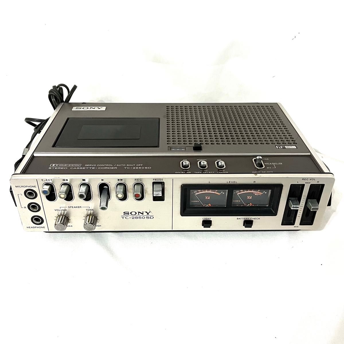 SONY カセットデンスケ TC-2850SD ソニーカセットコーダー SONY カセットデンスケ TC-2850SD ソニーカセットコーダー