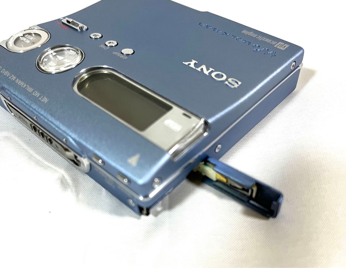 【再生確認済】SONY ソニー WALKMAN MZ-N910 MDウォークマン ポータブルプレーヤー