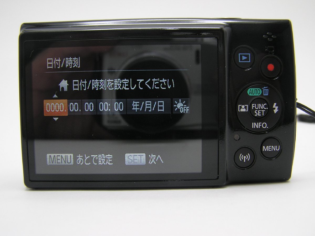 ★ハローカメラ★0132 Canon IXY 190 HD wi-Fi ブラック 【本体とバッテリーのみ】 動作品 現状 1円スタート 即決有りの画像4