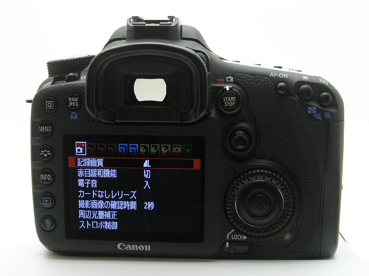 ★ハローカメラ★0136 Canon EOS 7D Body 約1800万画素.【 付属品あり】動作品、現状 1円スタ－トの画像4