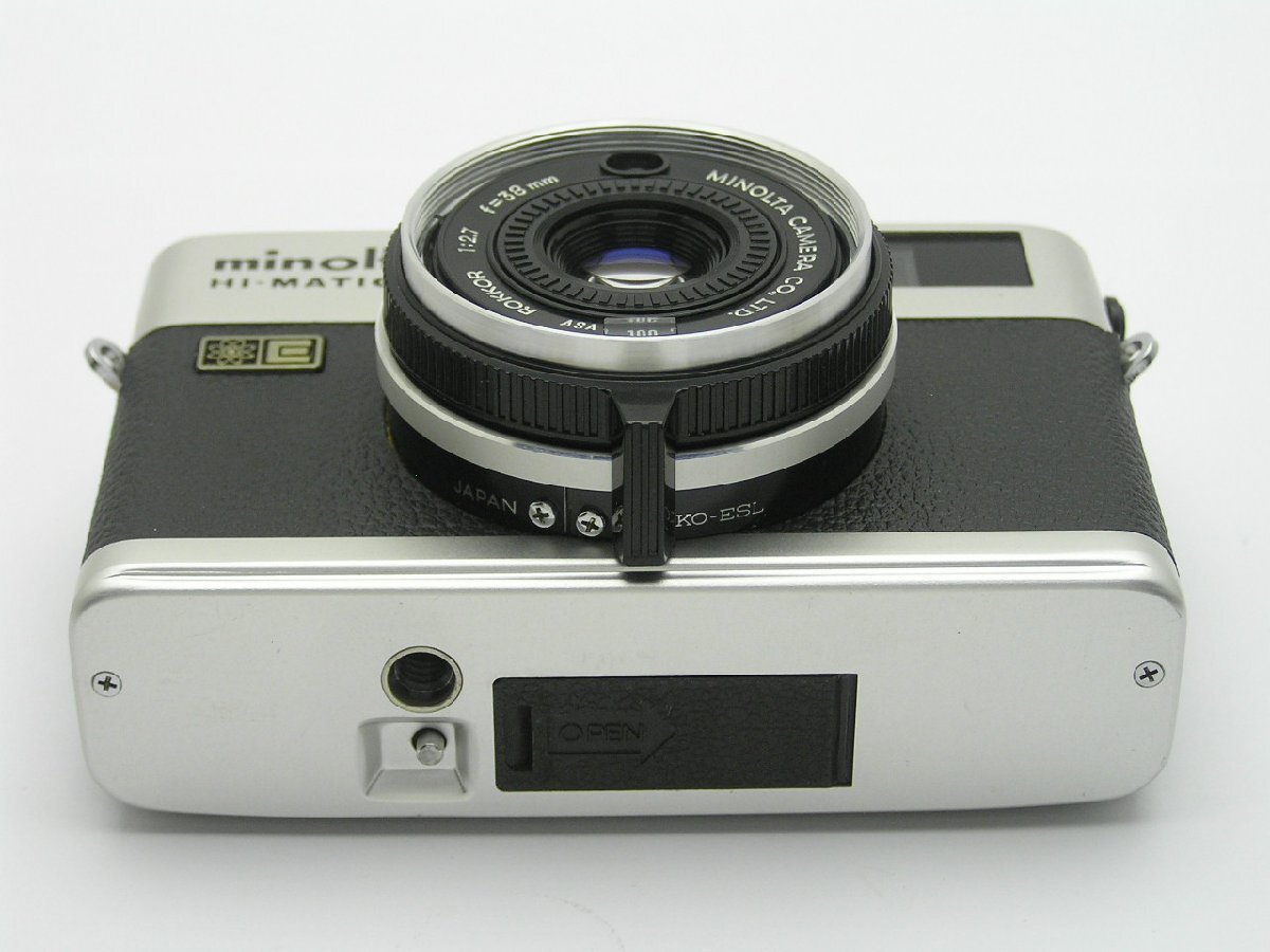 ★ハローカメラ★0360 minolta HI-MATIC F ( ROKKOR 38mm F2.7 ) 整備済み：清掃済み 動作品 1円スタート 即決ありの画像7