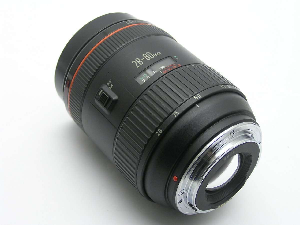 * Hello camera *0417 CANON ZOOM LENS EF ( 28-80mm F2.8-4 L ) ULTRASONIC[ beautiful ] operation goods present condition Canon 1 jpy start prompt decision equipped 