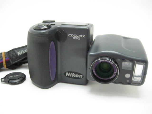 ★ハローカメラ★0225 Nikon COOLPIX 990/光学3xズーム (334万画素) 撮影.再生OK/単三電池4本.CFカード使用・動作品_画像1