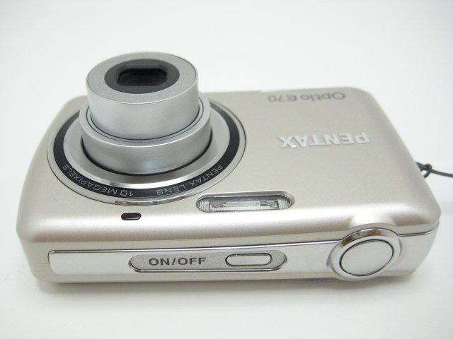 ★ハローカメラ★0289 PENTAX Optio E70 1000万画素 (撮影OK) SDカード/単三2本使用 動作品 現状 1円スタート 即決有りの画像3