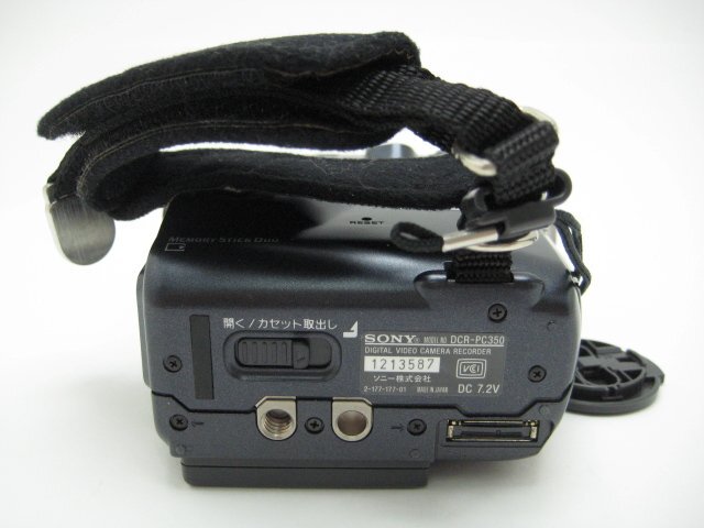 * Hello camera *0475 SONY.DCR-PC350/miniDV. видео камера / дополнение срок службы батареи. зарядка для AC адаптор есть ( воспроизведение / фотосъемка возможность ) рабочий товар 