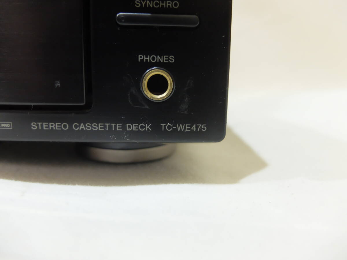 ソニー SONY TC-WE475 ピッチコントロール付 Wカセットデッキの画像2