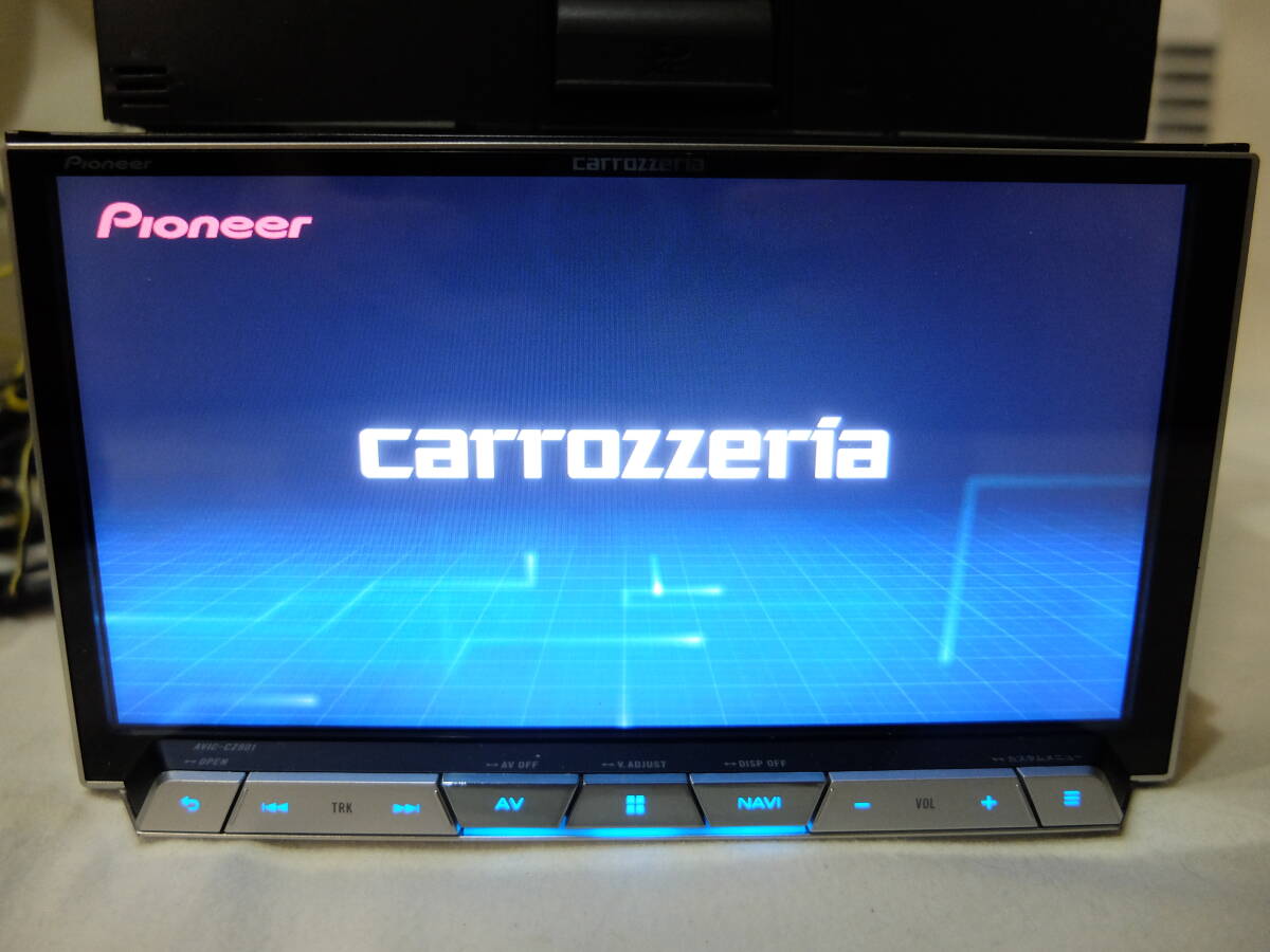 カロッツェリア carrozzeria AVIC-CZ901-M サイバーナビ 最新 2023年度地図 MAユニット付き 地デジ/DVD/CD/MSV/SD/BT/MP3/WMA/HDMI CZ901の画像2