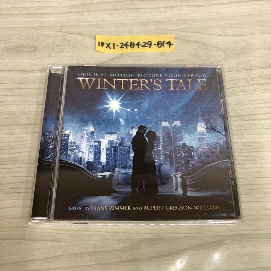 1▼ CD WINTER‘S TALE WTM39501 ORIGINAL MOTION PICTURE SOUNDTRACK ニューヨーク 冬物語 ハンス・ジマー_画像1