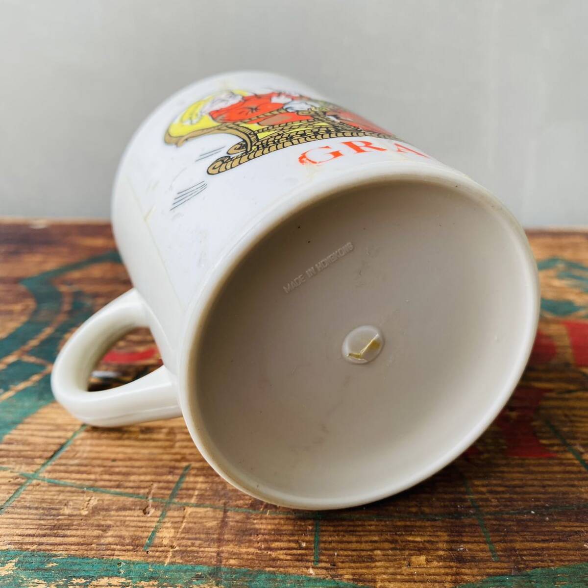 【vintage】plastics mug GRANDMA マグカップ おばあちゃん_画像5