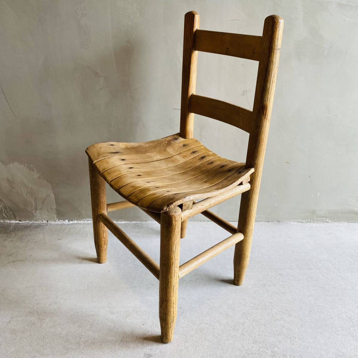 【1940s-1950s vintage】school chair ビンテージ スクールチェア_画像2