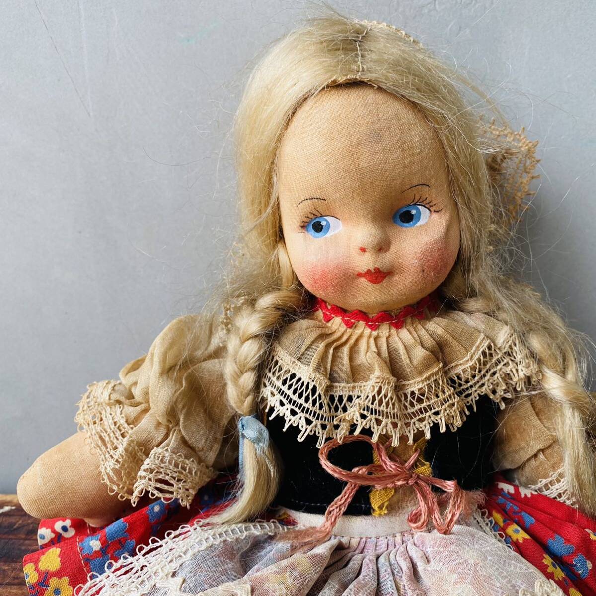 1940s-1950s vintage】 doll オランダ 少女 ビンテージドール 1940s-1950s vintage】 doll オランダ 少女 ビンテージドール