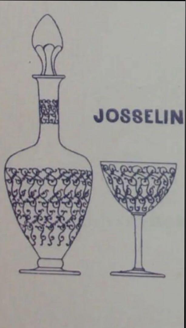 美しいオールドバカラBaccaratジョゼリンJosselinワイングラス5 美しいオールドバカラBaccaratジョゼリンJosselinワイングラス5