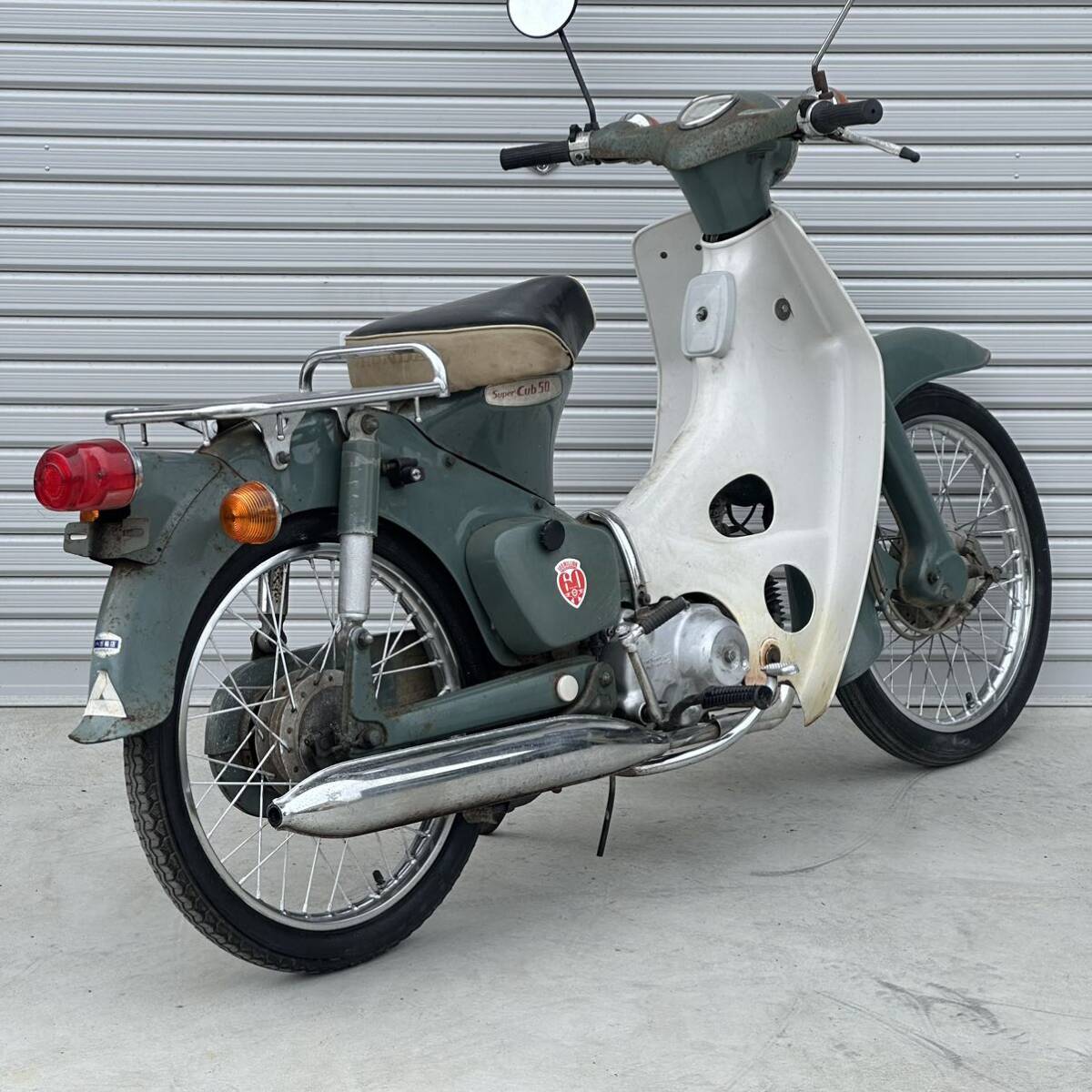 茨城 現状 ホンダ 行灯 アンドンカブ 50 c50 希少 レア カブ カモメ_画像2