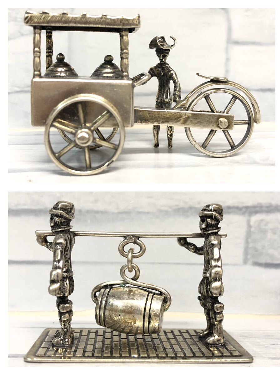  Holland Mini achu-ruN10 metal skill 10 point set West antique miniature doll West antique 1950 year s horn horn fender 
