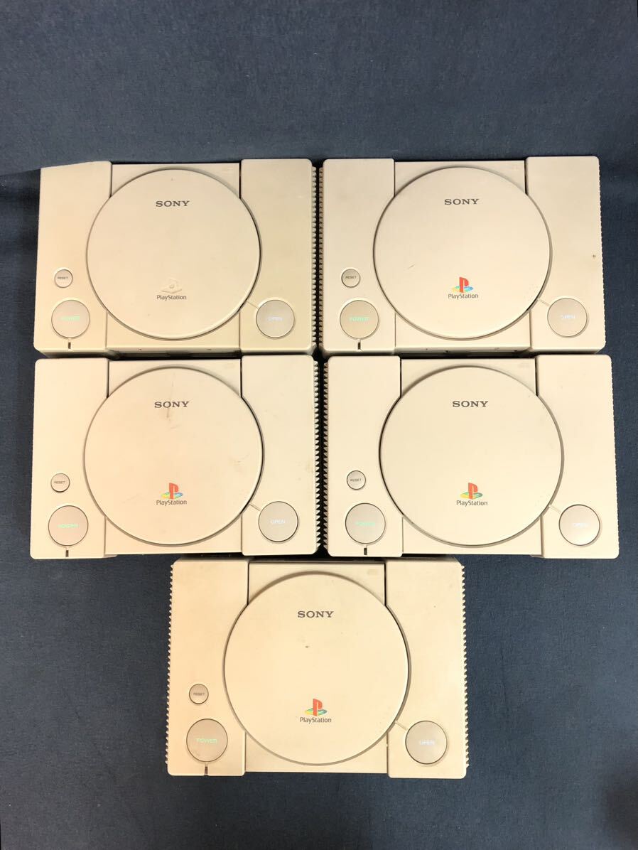 プレイステーション 本体 13台 ジャンク まとめて PS1 PSone PS2 動作未確認 中古 現状品 SONY ソニー おまけ ソフト_画像6