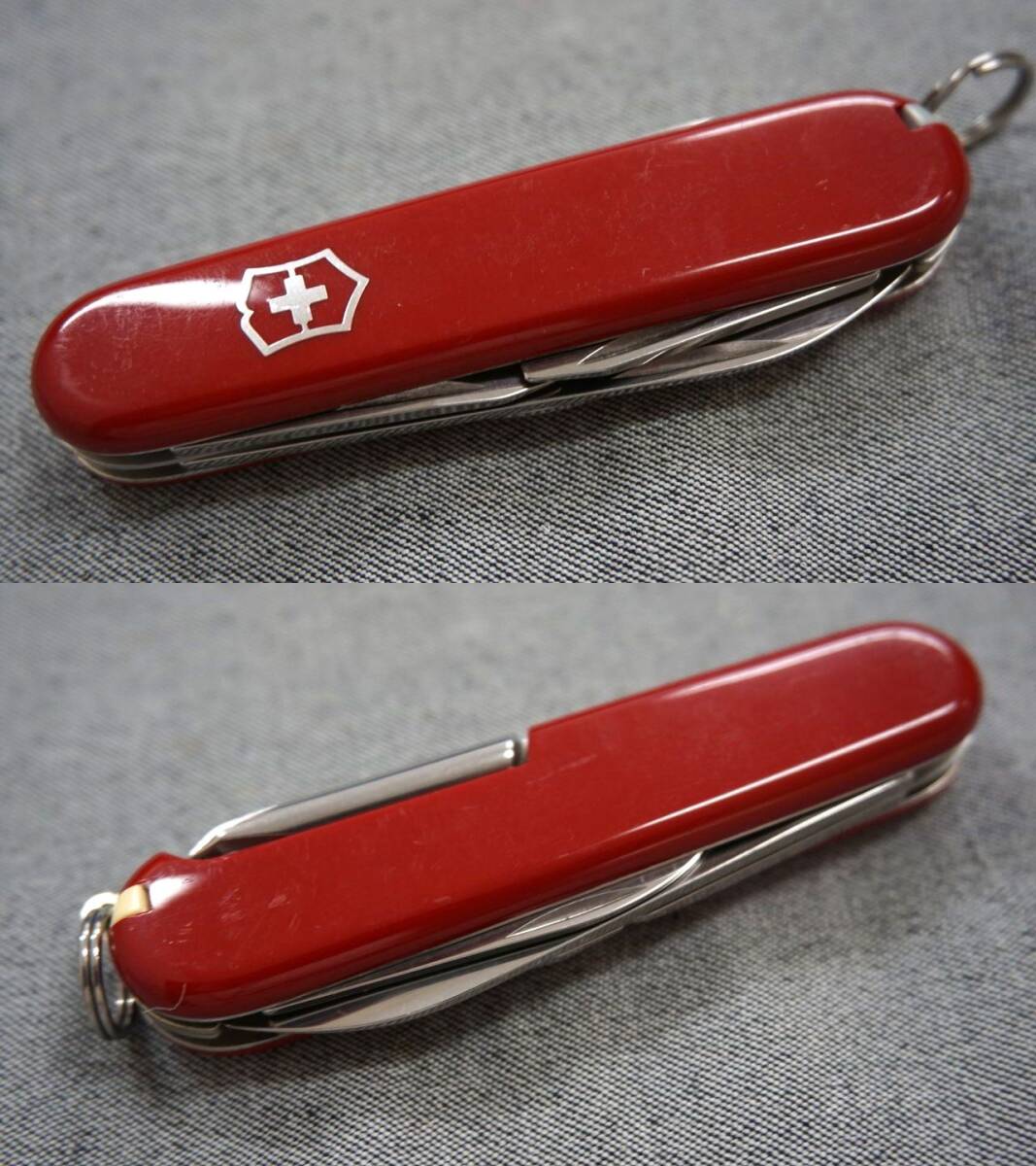 1円～【ナイフ】 Victorinox ビクトリノックス キャンパー 万能ナイフ マルチツール 6ツール の画像10