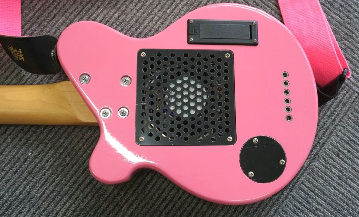 1 jpy ~ [ electric guitar ]pig nose Pignose pink amplifier built-in Mini guitar travel guitar 