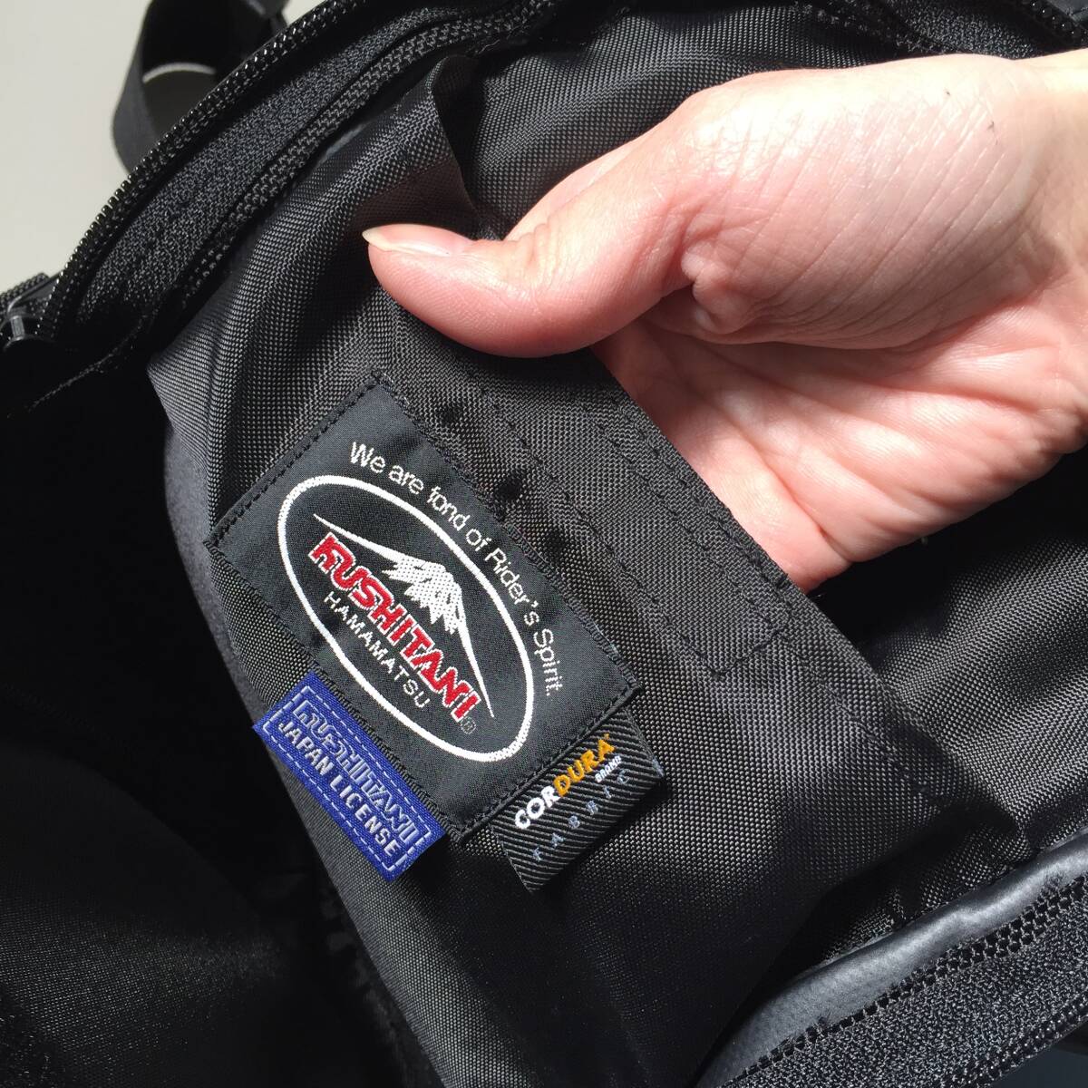 ○クシタニ KUSHITANI K-3602 LEG BAG レッグバッグ LEGBAG バイクアクセサリー ボディ ブラック 鞄 ファッション 中古品(NF240427)247-12の画像5