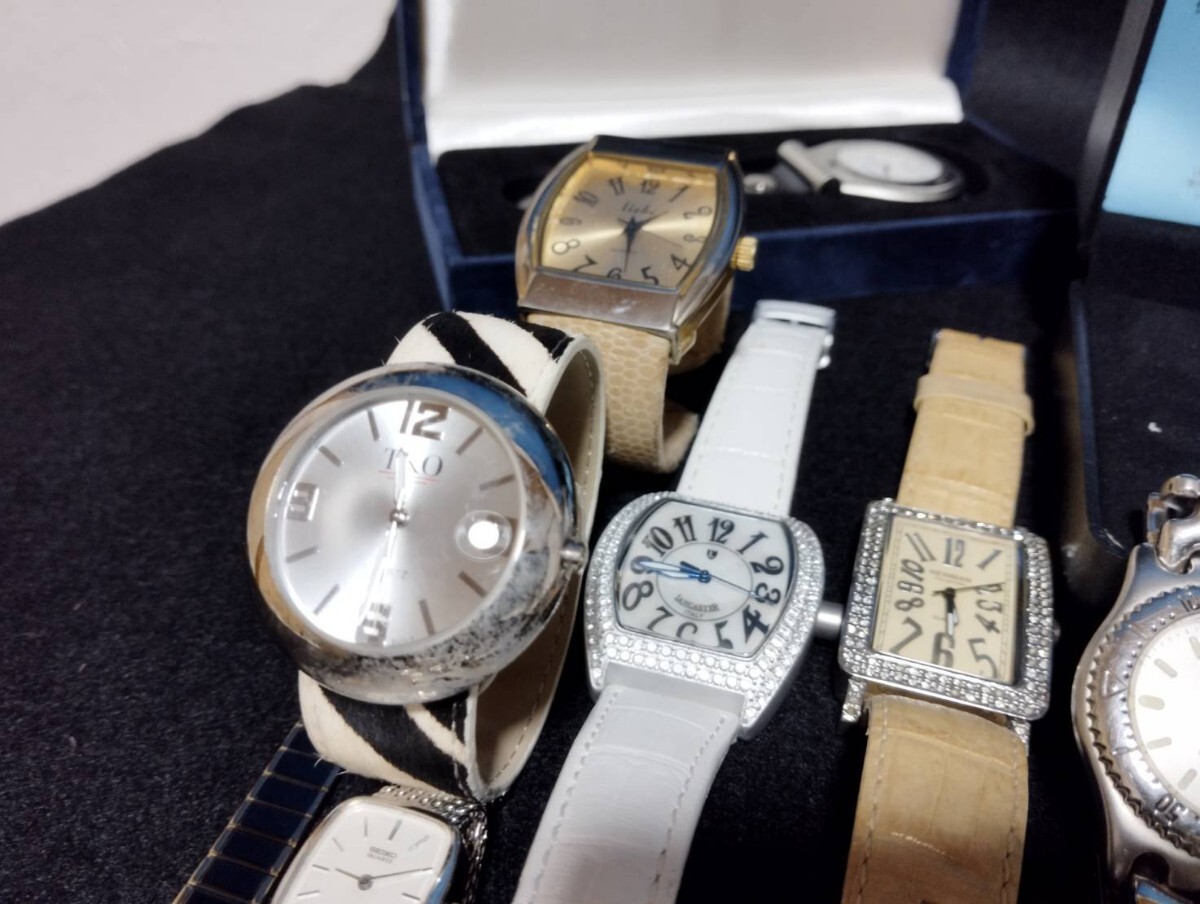 １円スタート【動作不動】腕時計大量 SEIKO/セイコー 海外ブランド品 ジャンク品 部品取り メンズ レディース の画像7