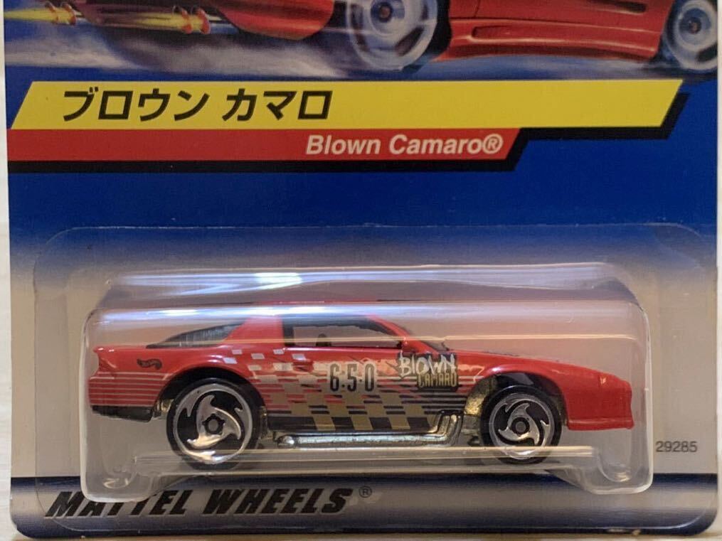 【日本語カード：新品/未開封】HOT WHEELS ホットウィール ブロウン カマロ / Blown Camaro [レッド]_画像3