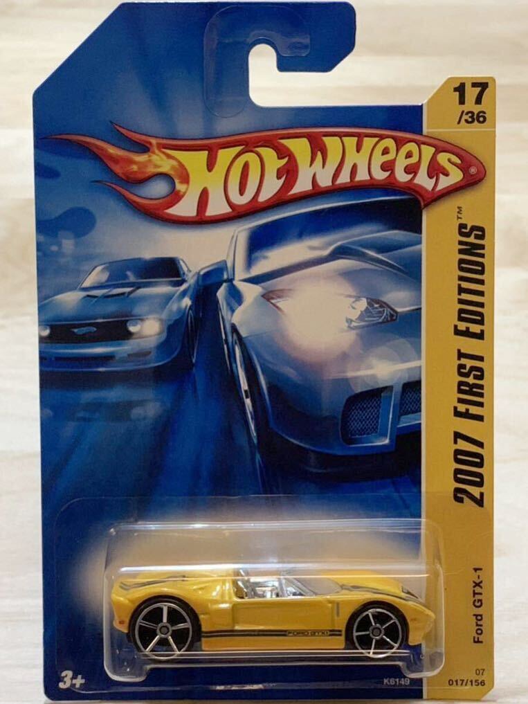 【新品：未開封】HOT WHEELS ホットウィール フォード GTX-1 / Ford GTX-1 [イエロー/ブラックストライプ]_画像1