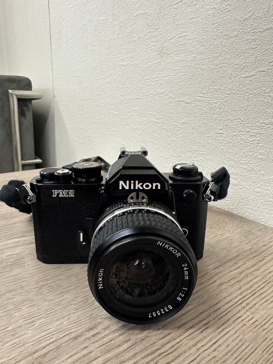 Nikon ニコン FM2 フィルムカメラ レンズ2個セット美品の画像1