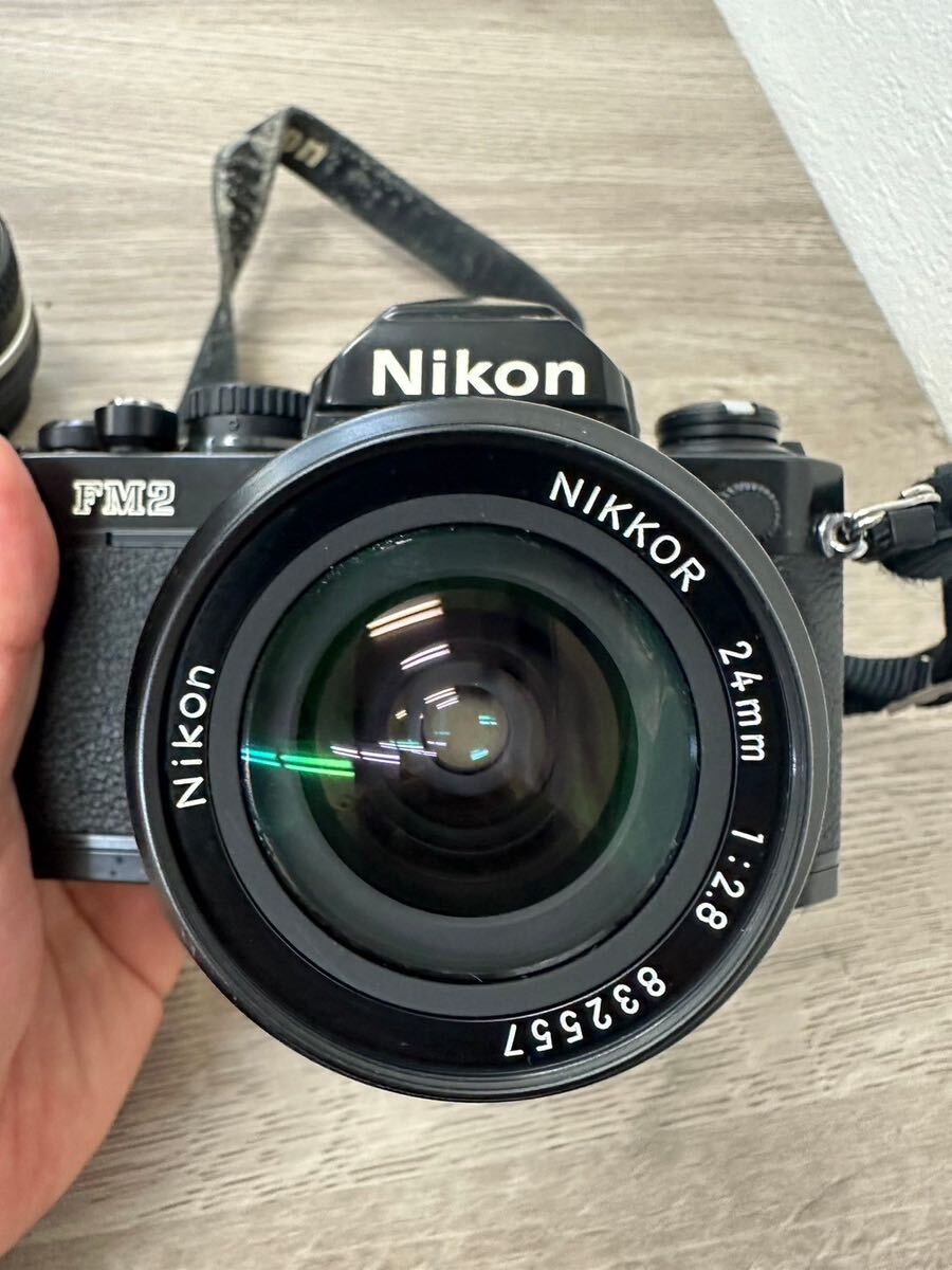 Nikon ニコン FM2 フィルムカメラ レンズ2個セット美品の画像4