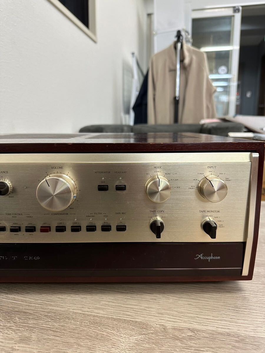 動作未確認 Accuphase アキュフェーズ C-200X ステレオアンプの画像2