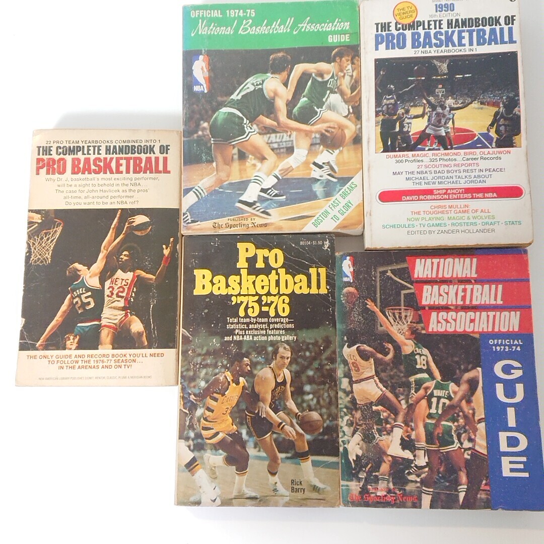 【古洋書】バスケットボール　関連書籍5冊セット　YS10_画像1