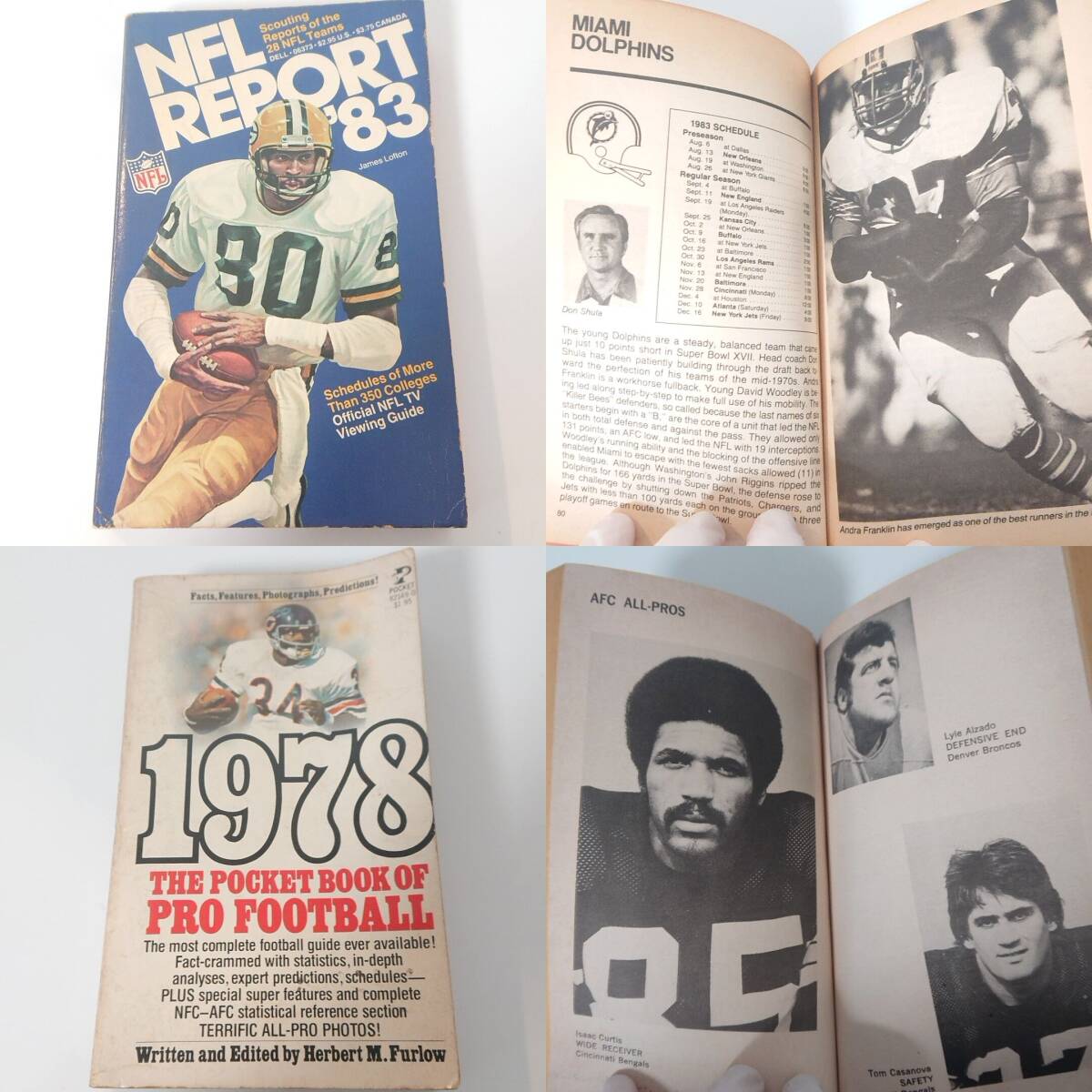 【古洋書】アメリカンフットボール 1970年1980年代 11種類12冊セット YS8の画像6