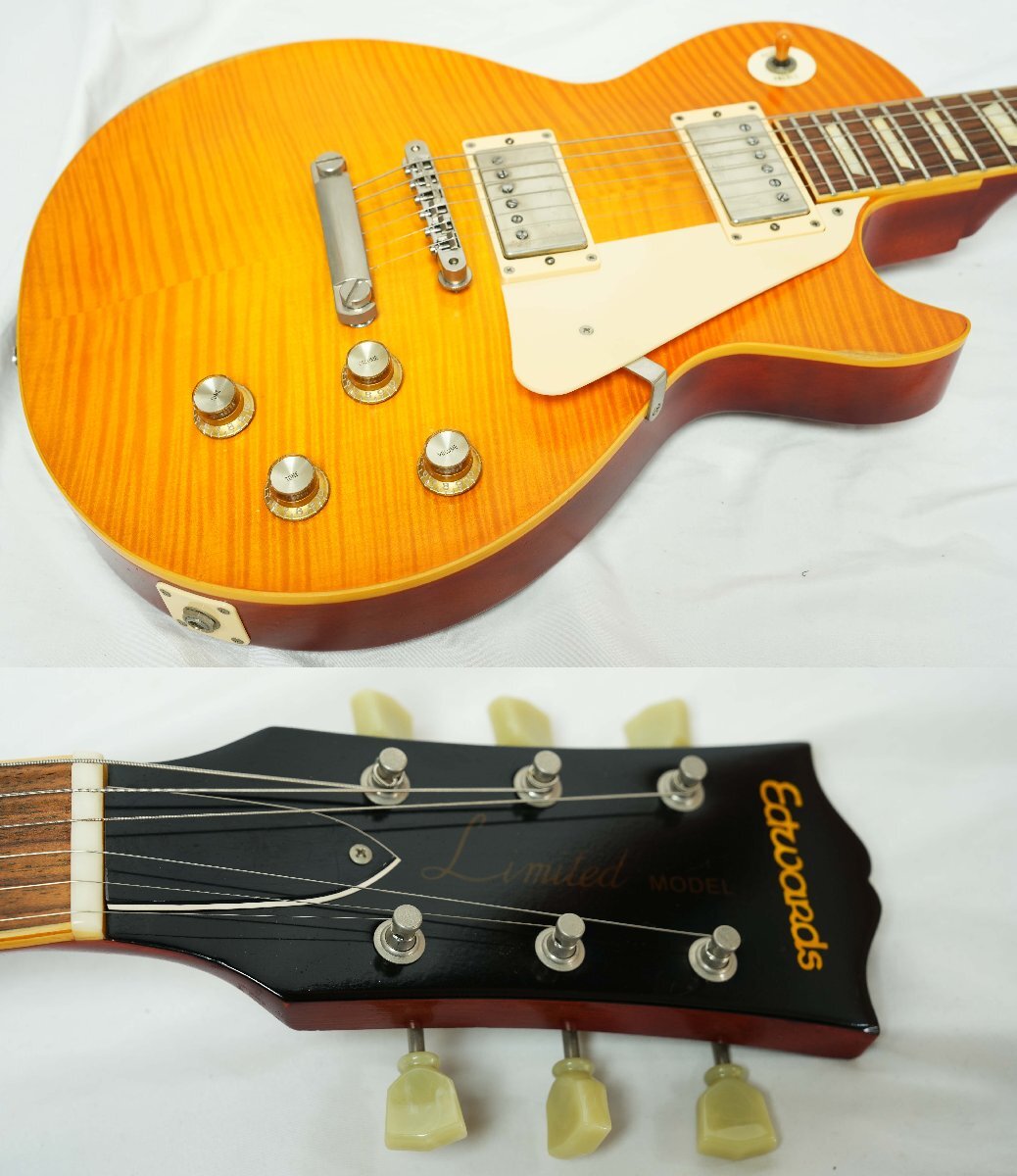 *EDWARDS by ESP*EDWARDS E-LP-130ALS/RE VLD relic & all Rucker Lespaul beautiful goods Edwards 2012 year made *