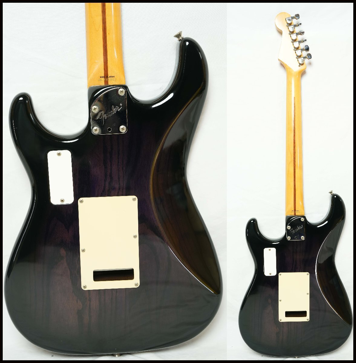 ★Fender Japan★STR-850LS See Thru Purple Sunburst レースセンサー搭載 ストラトキャスター 1990-1991年製 日本製 フェンダージャパン★_画像2