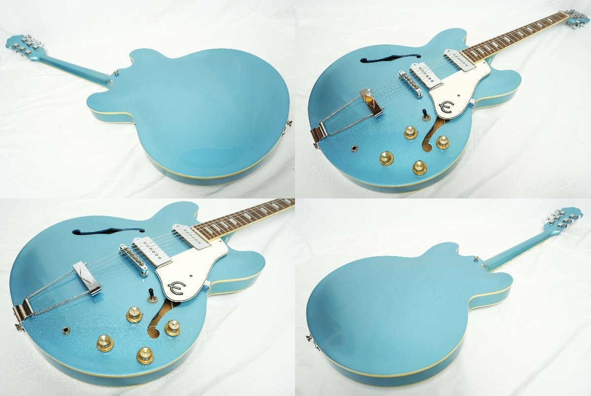 ★Epiphone★CASINO ML ブルーメタリック 1998年製 美品 HC付 エピフォン★_画像6