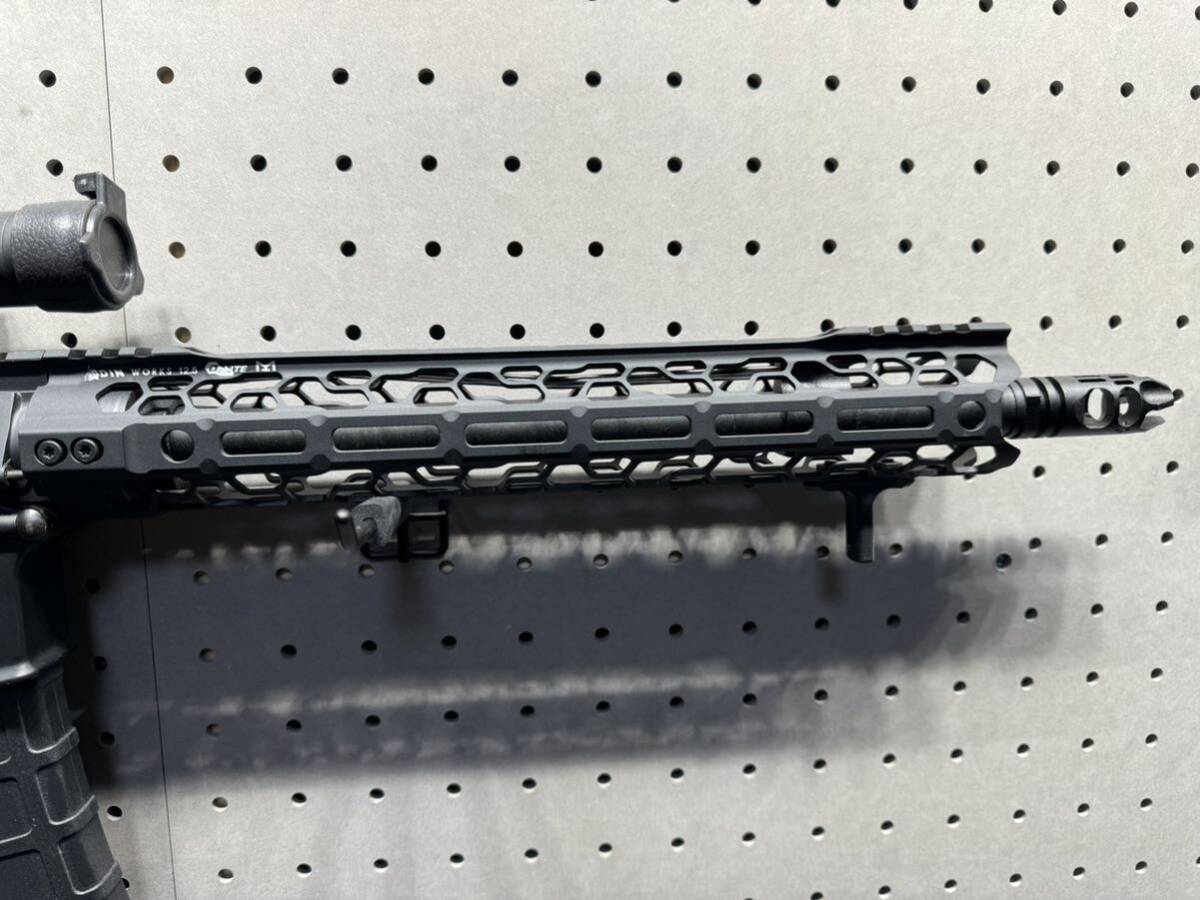 1★ E&C 857 ODIN WORKS 12.5 インチ M-LOK 02 LITE 電動ガン TRUGLO 1-4×24 ライフルスコープの画像7