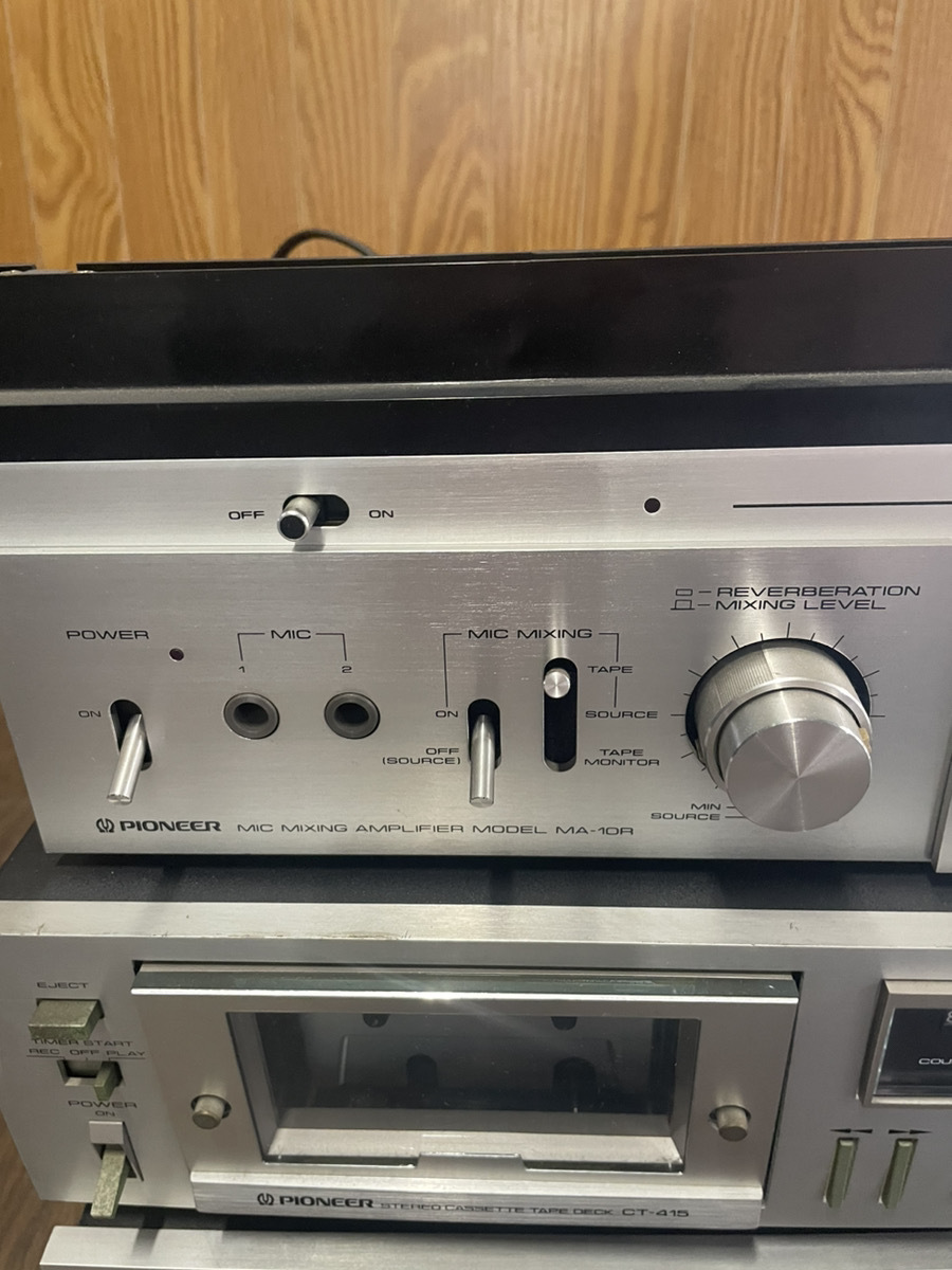 13319-01★PIONEER/パイオニア 音響セット DT-400 MA-10R CT-415 TX-7900 PL-260 JR-L2 アンプ/チューナー/レコーダー/ライト★_画像4