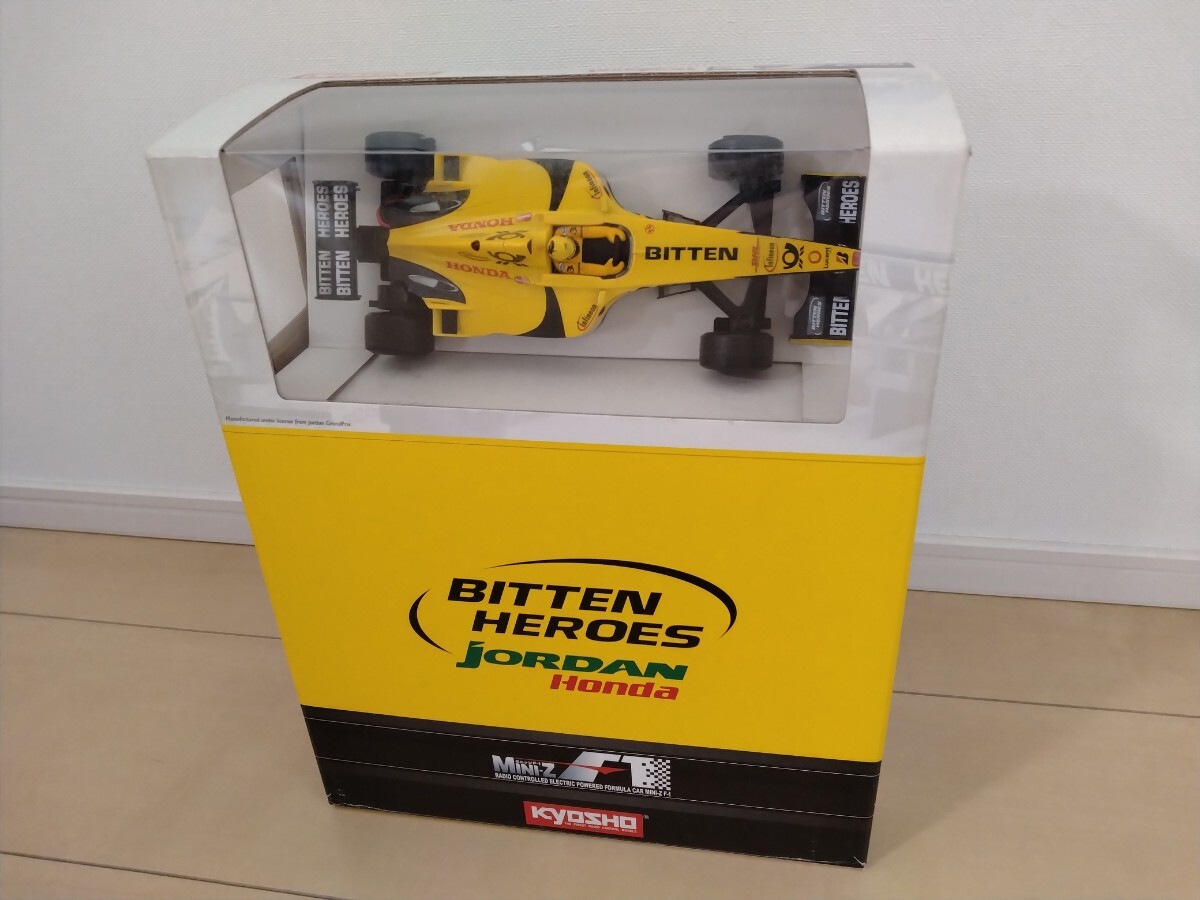 京商 MINI-Z F1 ジョーダン ホンダ ReadySet KYOSHO ミニッツ フォーミュラー JORDAN HONDA F-1 FORMULA1 BITTEN HEROESの画像1