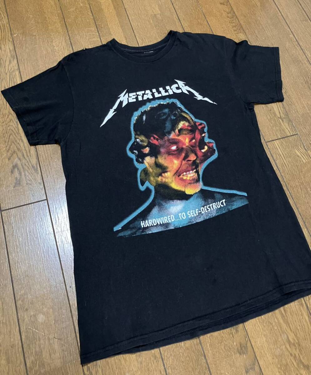 Metallicaメタリカ Hardwired To Self Destruct 2017 ツアー コンサートTシャツ バックプリントの画像1