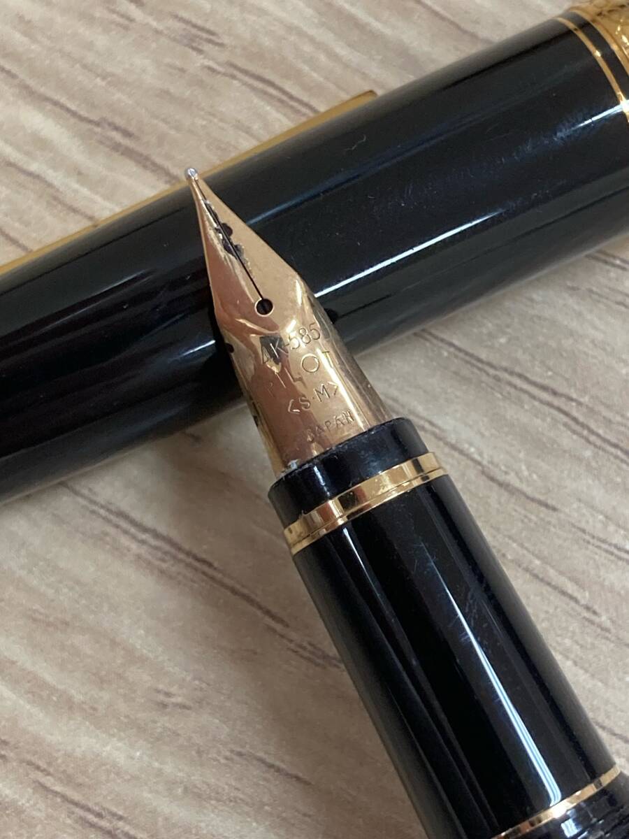 ＃12392A【現状保管品/筆記未確認】MONTBLANC モンブラン マイスターシュティック　PILOT パイロット 14K 3本セット ジャンク_画像6