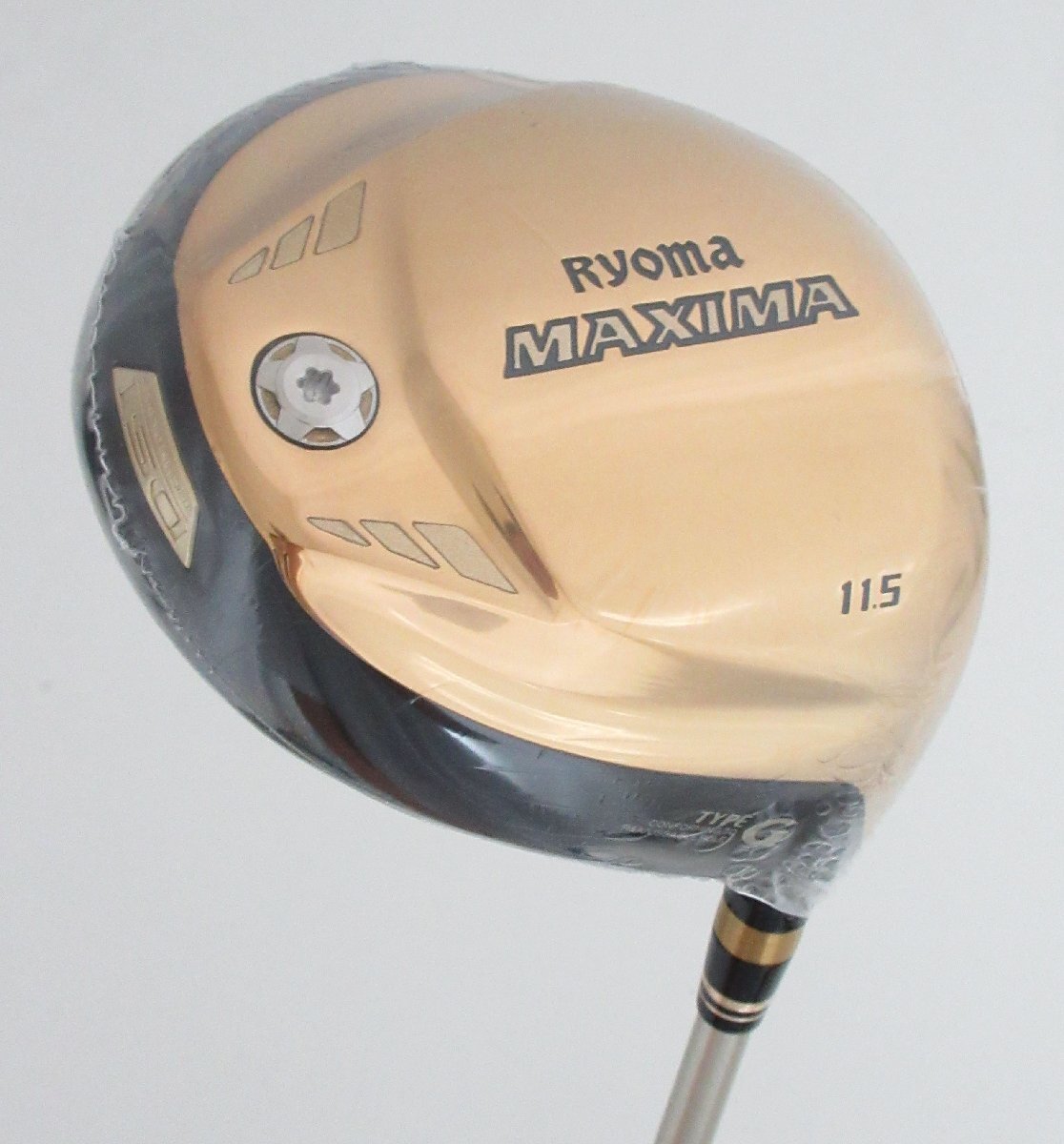 ●値下1円～！新品！Ryoma★リョーマ MAXIMA（マキシマ）タイプGドライバー 琥珀GOLD IP 11.5°TOUR AD M2-Gカーボン R2 (61992の画像2